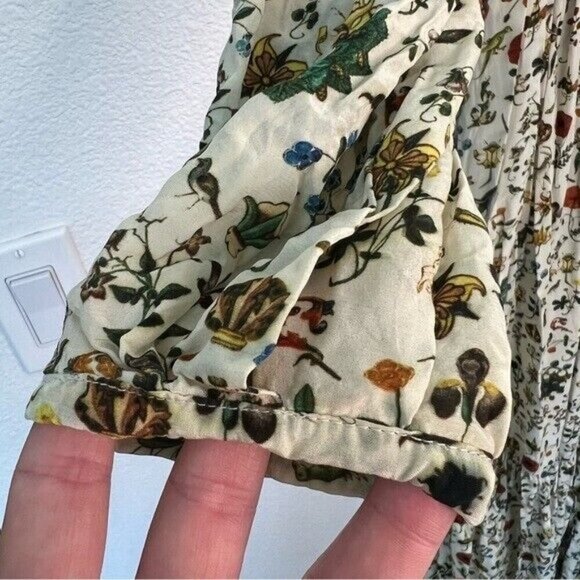 Samantha Pleet Floral Dress - Cream and Multicolor - Picture 4 of 16